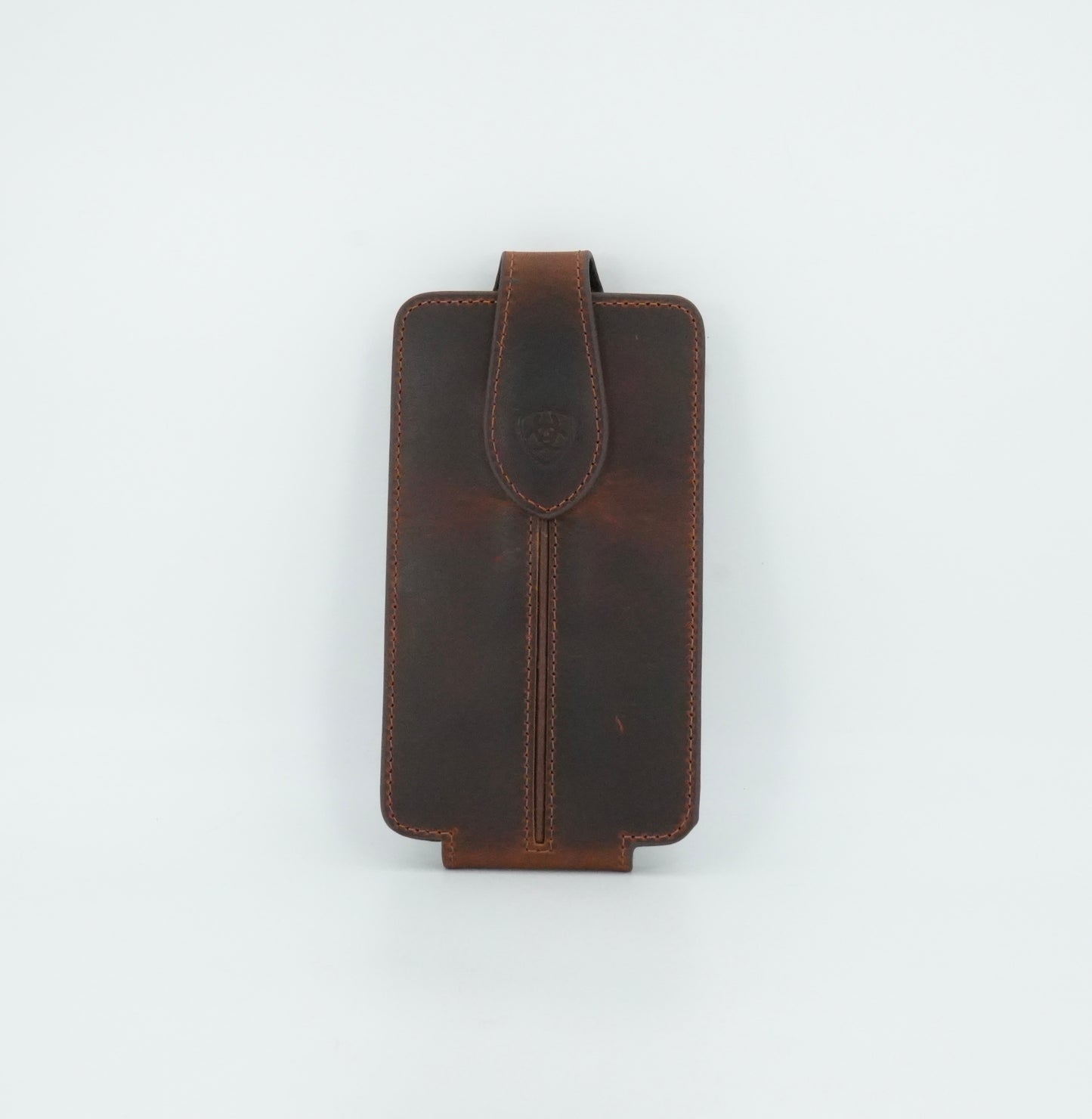 Ariat Leather Large Cell Phone Case - Brown