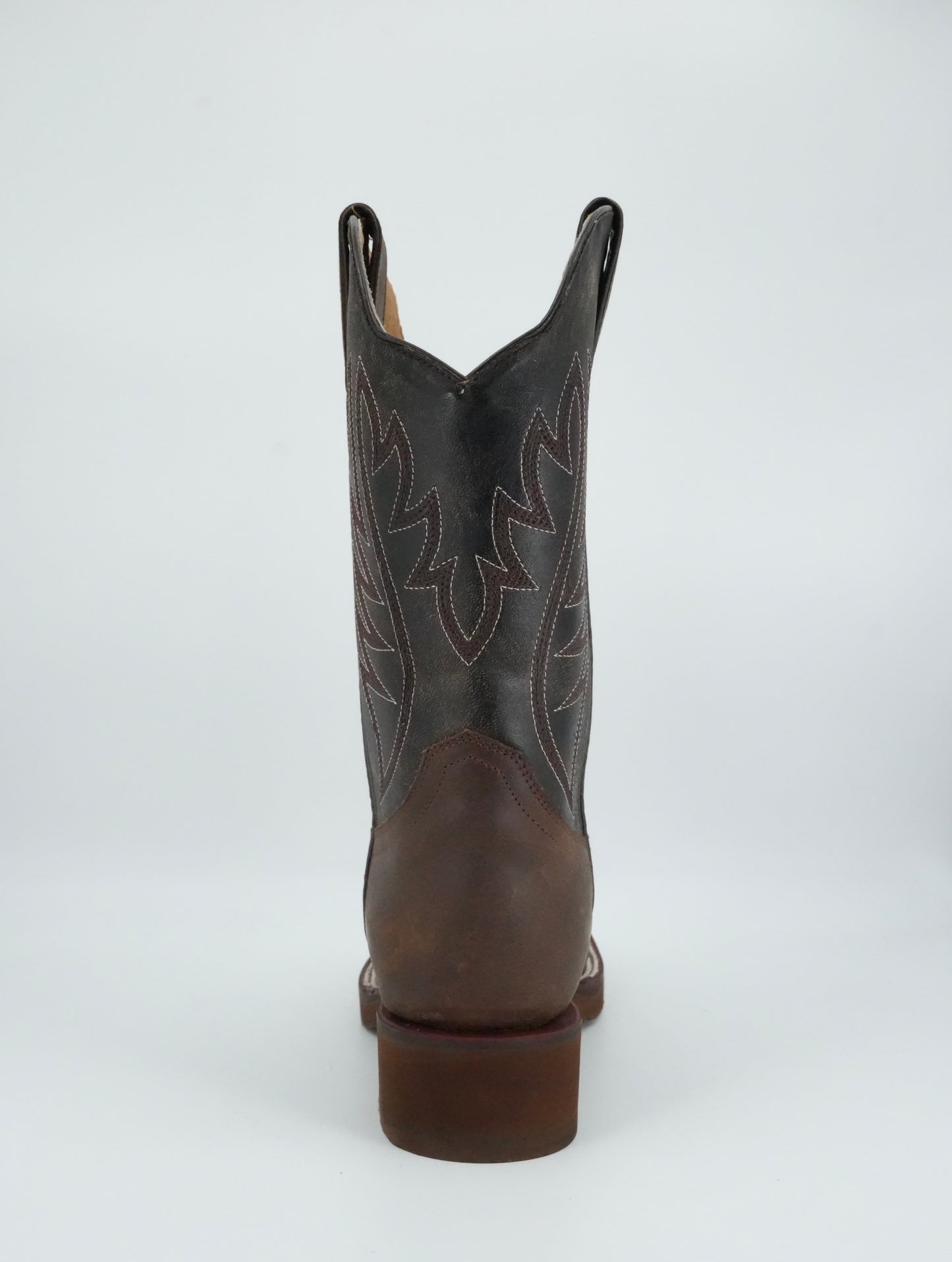 Denver Boots Men's Brown Grasso Semi Square Toe Boot