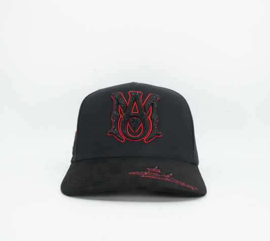 Bigg Boss Bling AM Estrellas Black/Red Cap