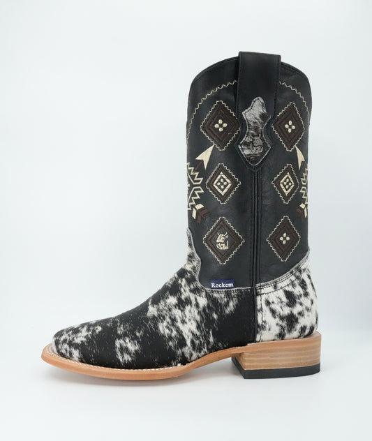 Rock'em Men's Cow Hair Boots Size 8 *AS SEEN ON IMAGE*