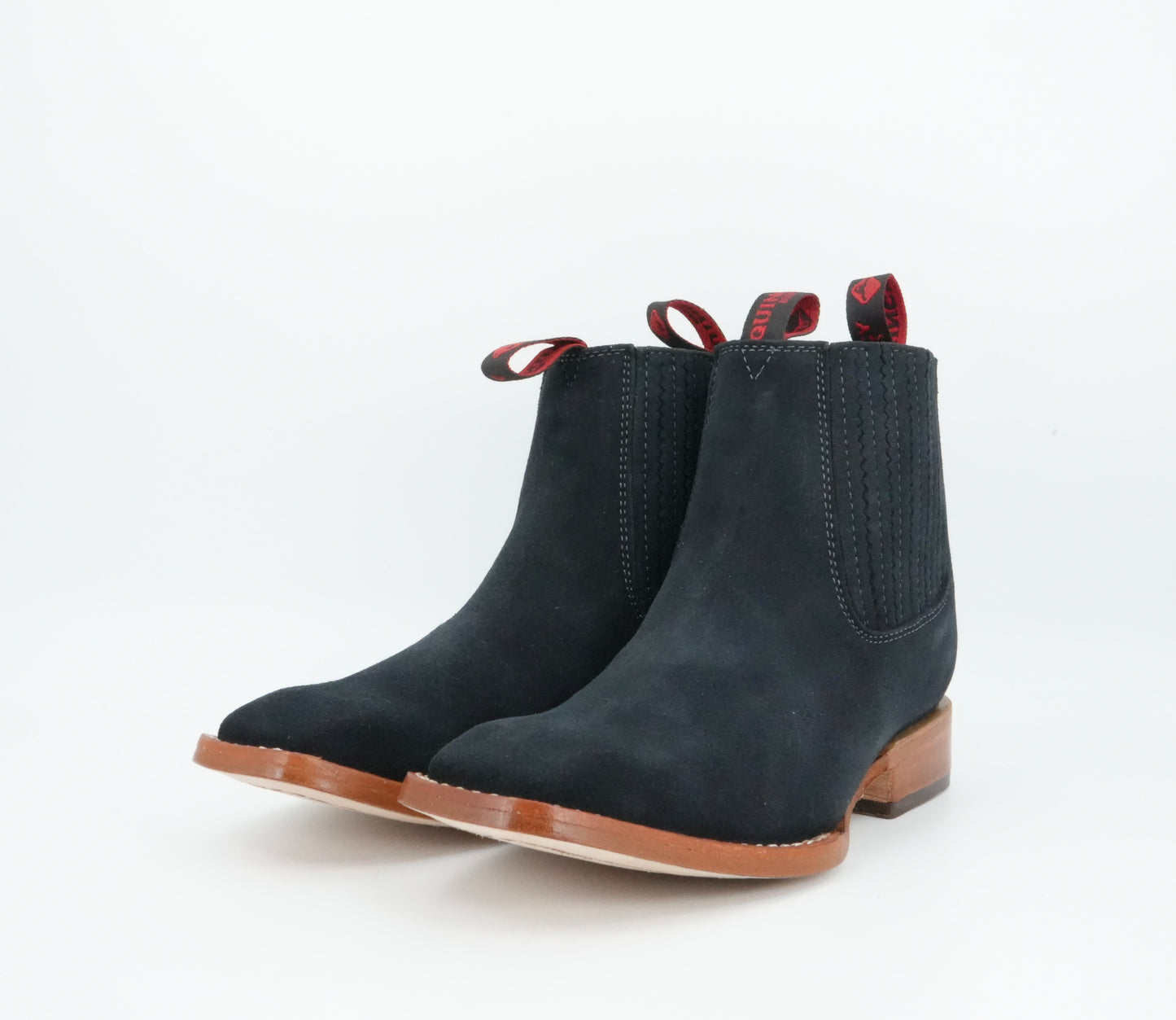 Quincy Kid's Suede Blue Jeans Short Boot