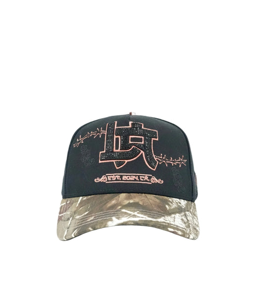 Kevin Hat LA Camo Cap - Black