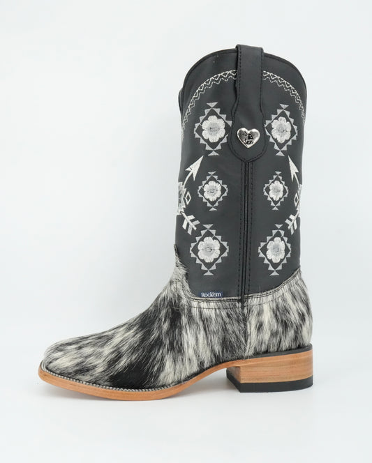 Rock'em Women's Cow Hair Boots Florencia Size: 7.5 *AS SEEN ON IMAGE*