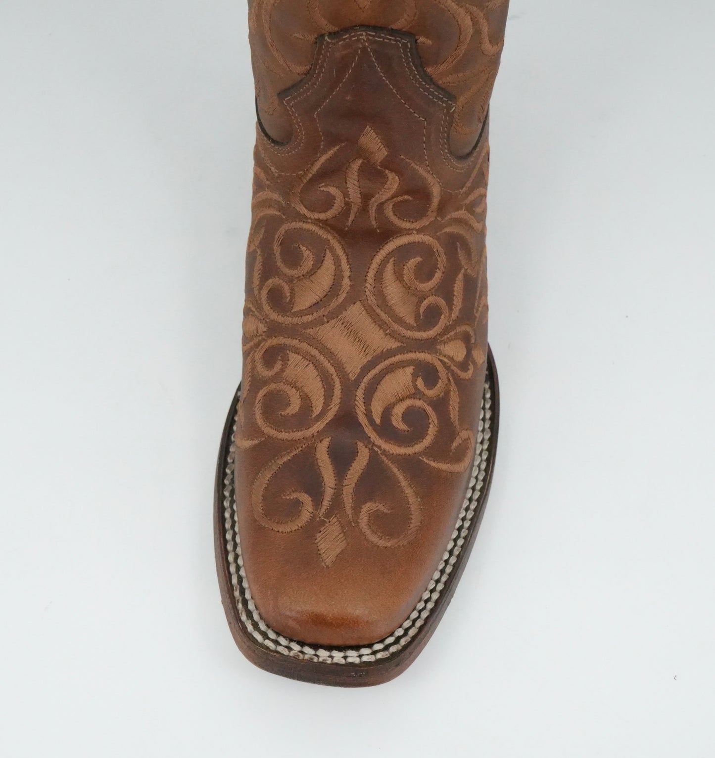 Circle G Women’s Honey Embroidered Semi Square Toe Boot