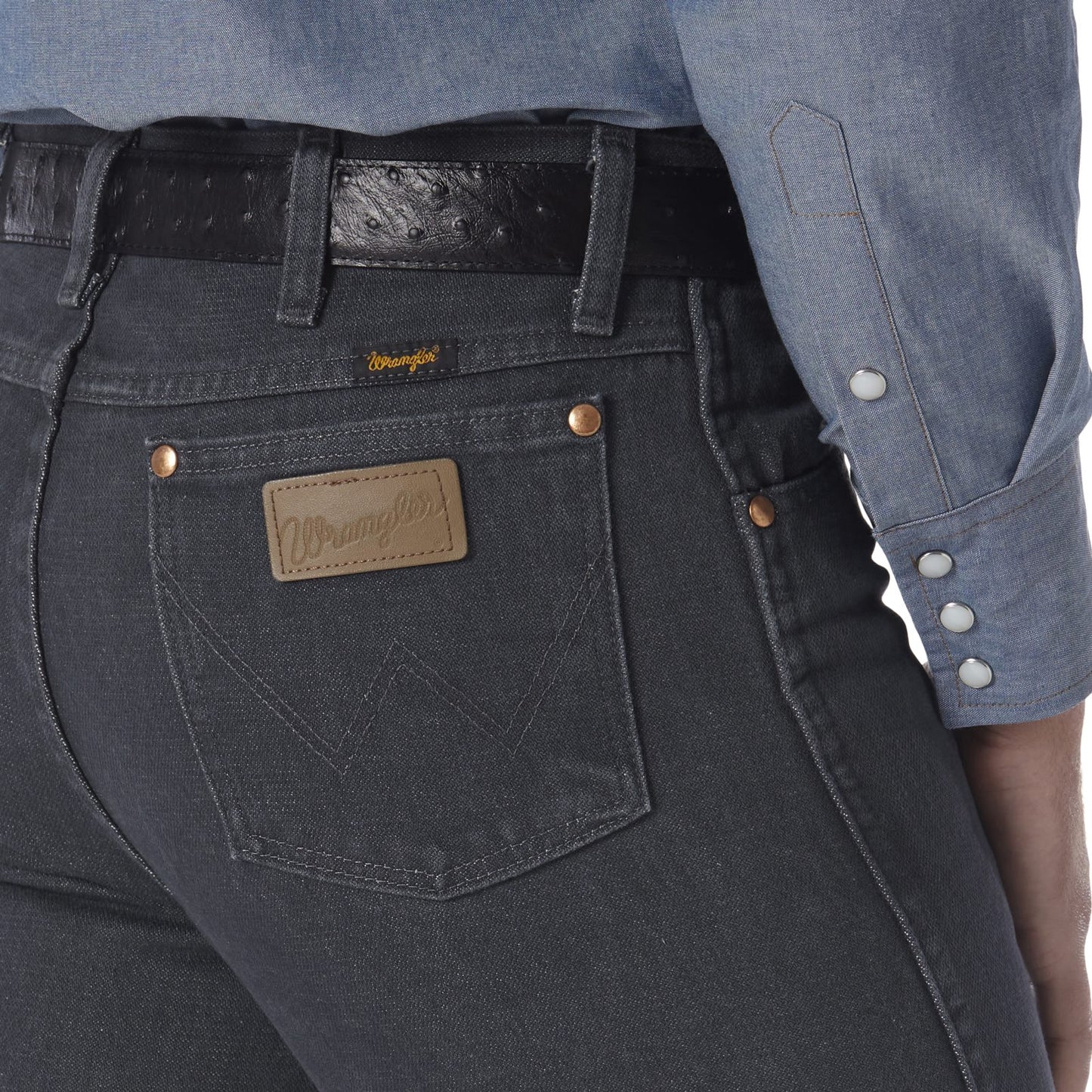 Wrangler Cowboy Cut Charcoal Gray Slim Fit Jean