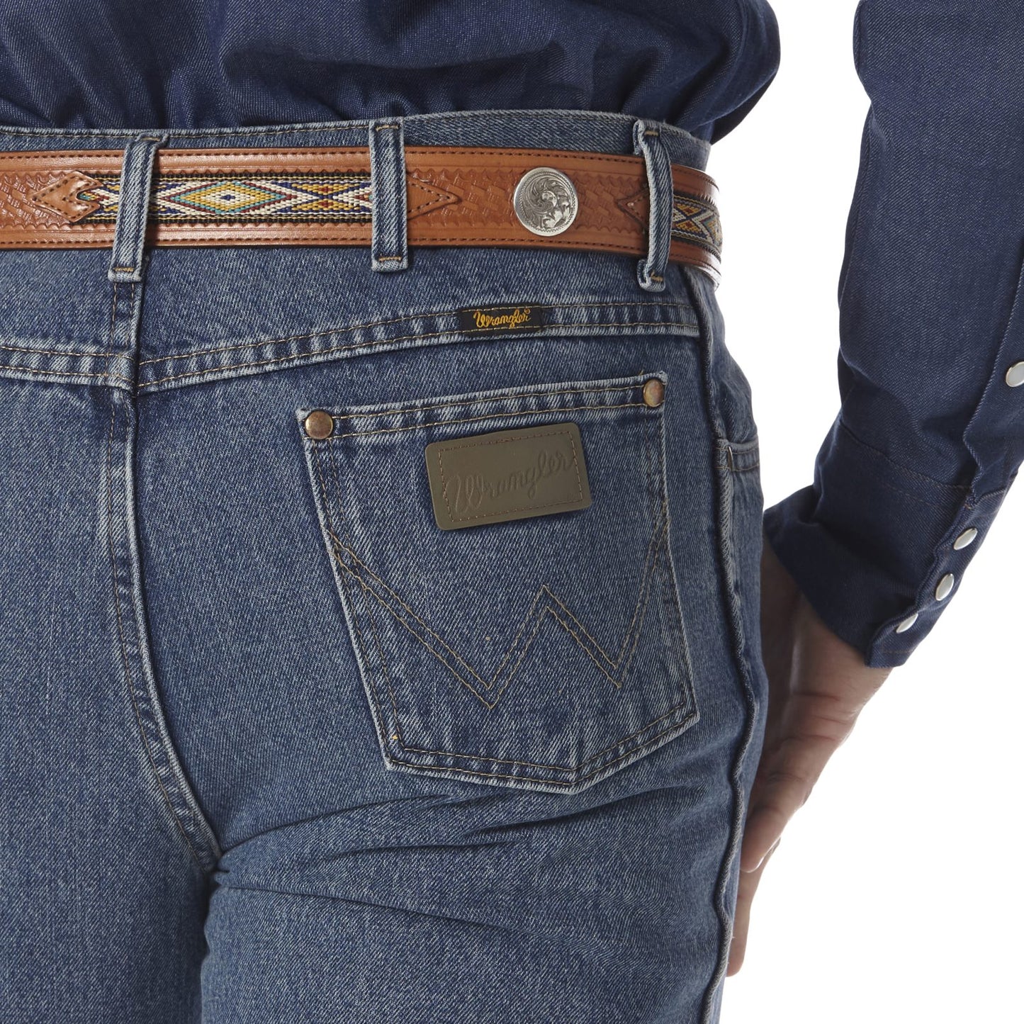 Wrangler Cowboy Cut Rough Stone Slim Fit Jean
