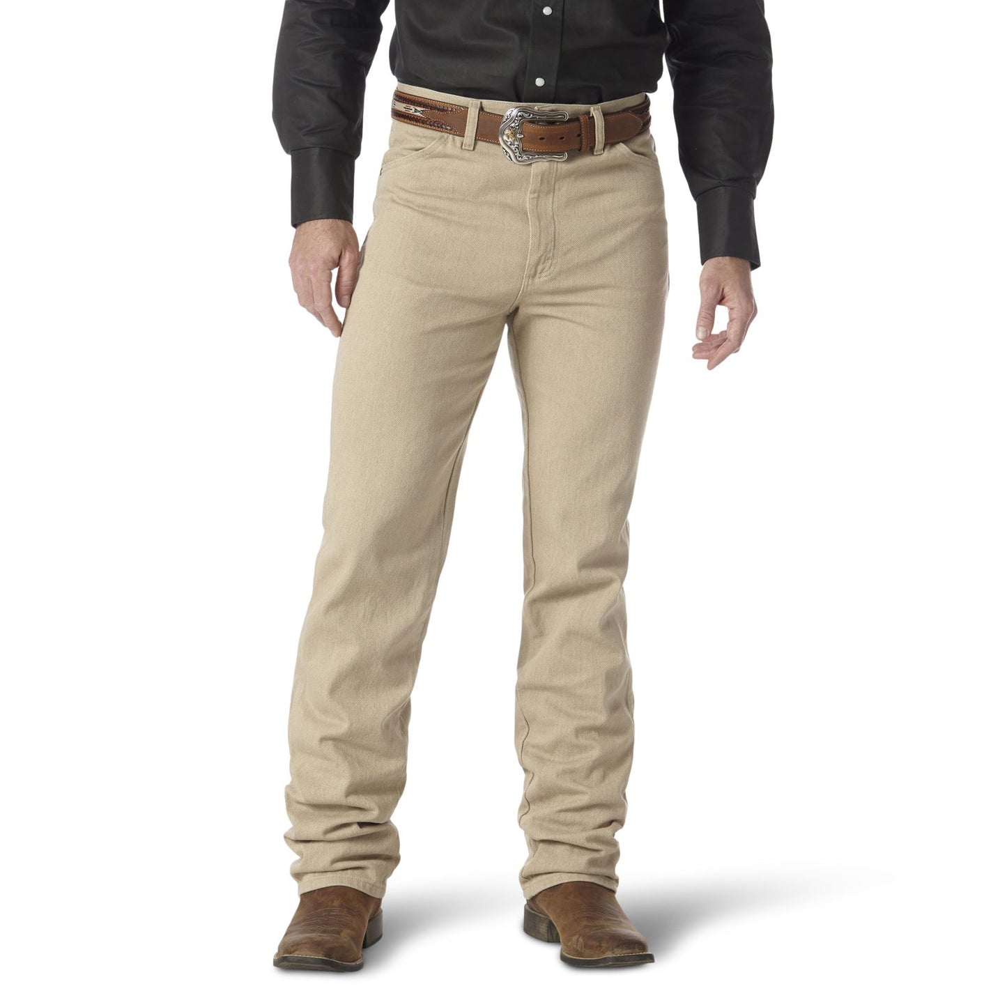 Wrangler Cowboy Cut Prewashed Tan Slim Fit Jean