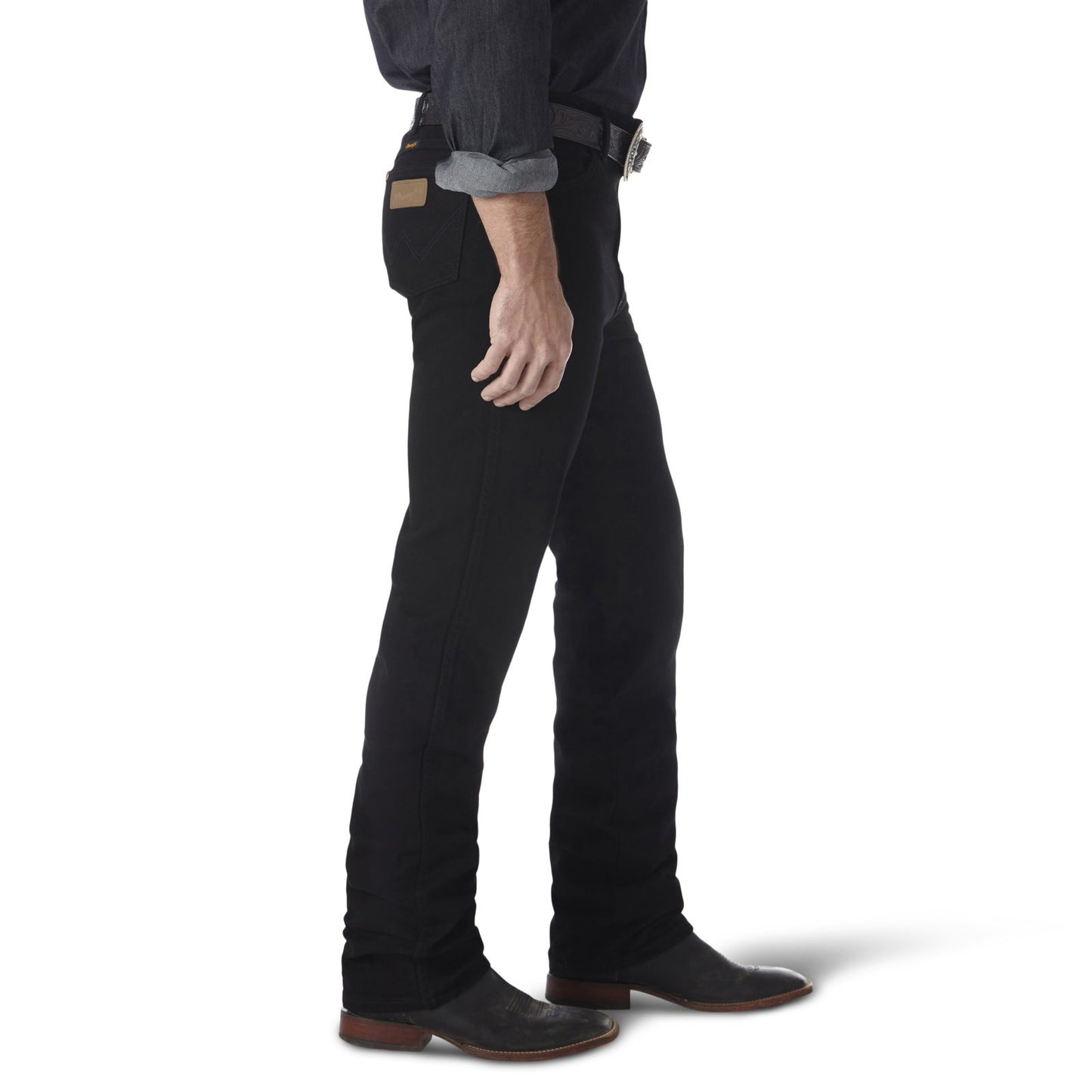 Wrangler Cowboy Cut Shadow Black Slim Fit Jean