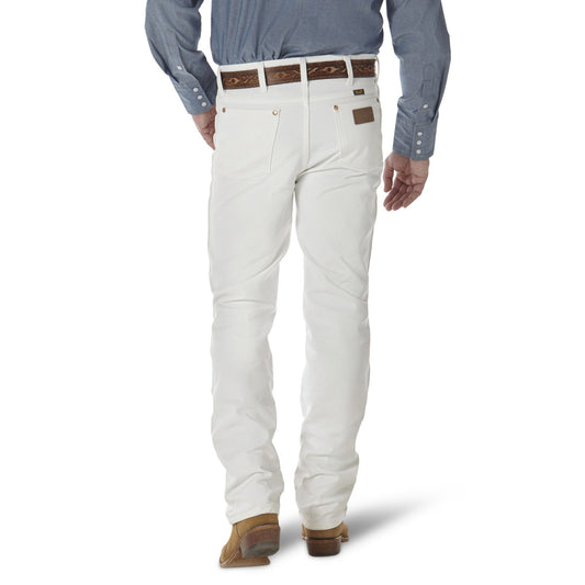 Vaqueros blancos de corte vaquero y corte slim de Wrangler