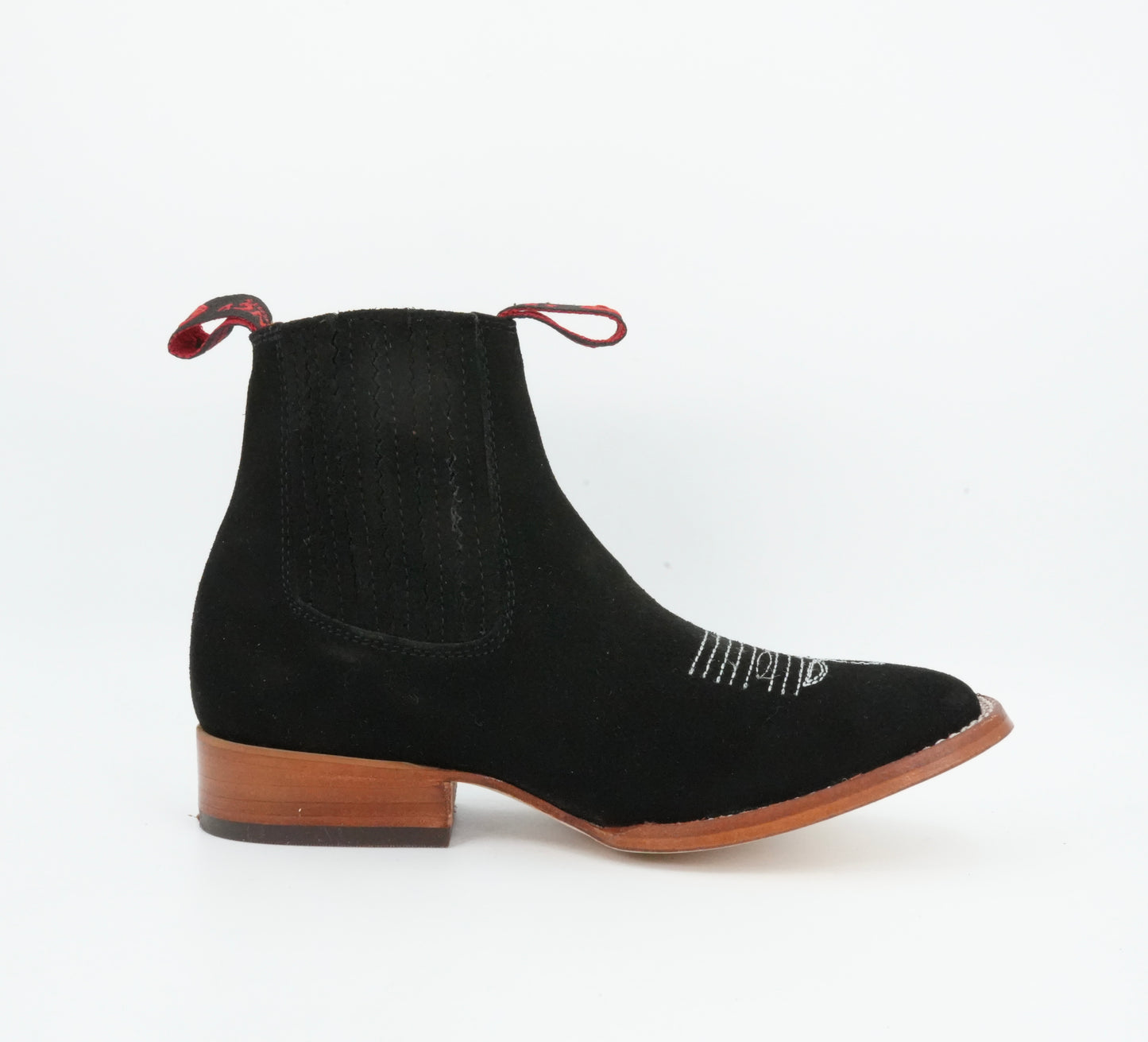 Quincy Kid's Suede Black Short Boot