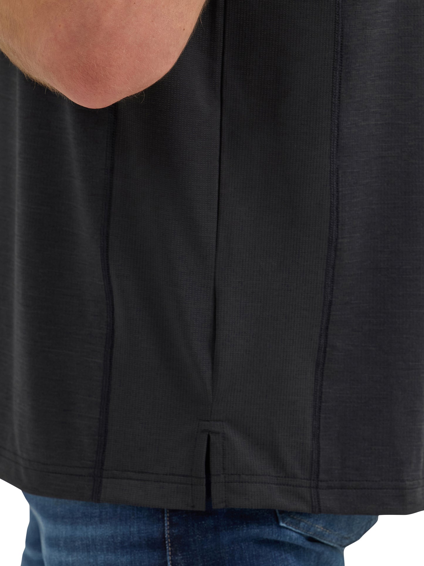 Wrangler Men's Performance Black Polo Shirt