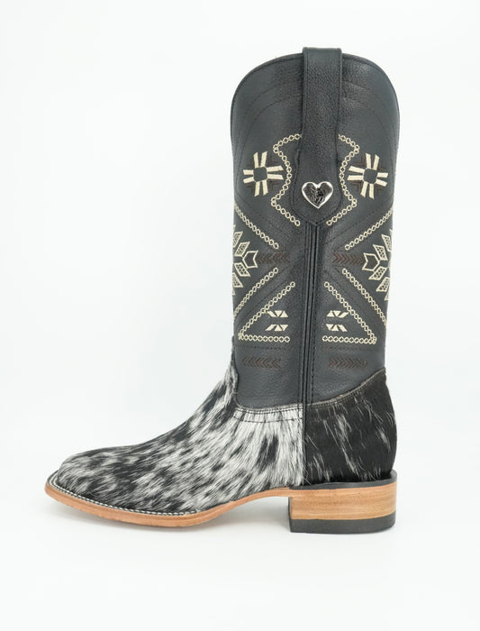 Rock'em Women's Aztec Cow Hair Boots Size: 6.5 *AS SEEN ON IMAGE*