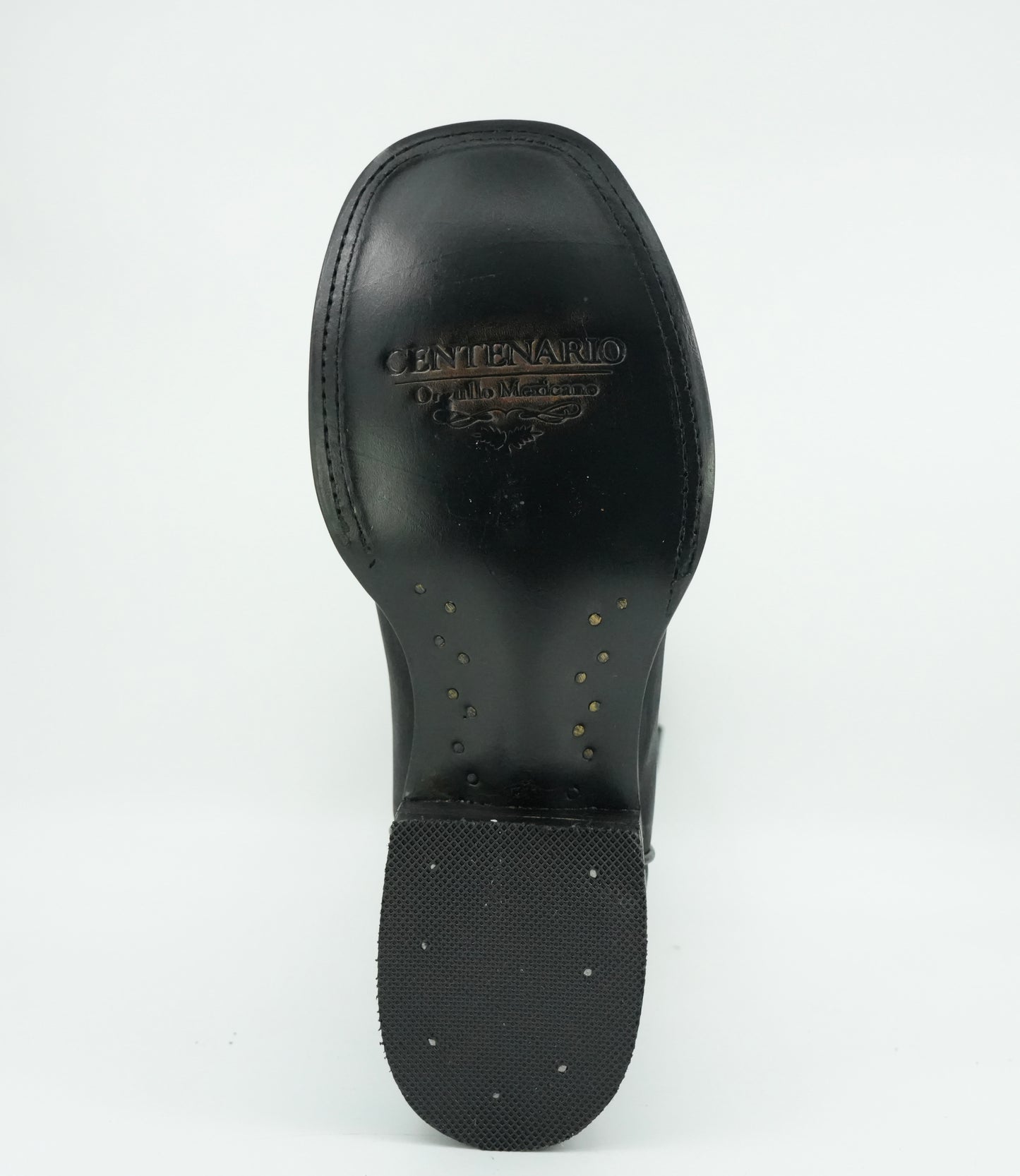 Centenario Women's Black Crazy Embroidered Floral Square Toe Boot