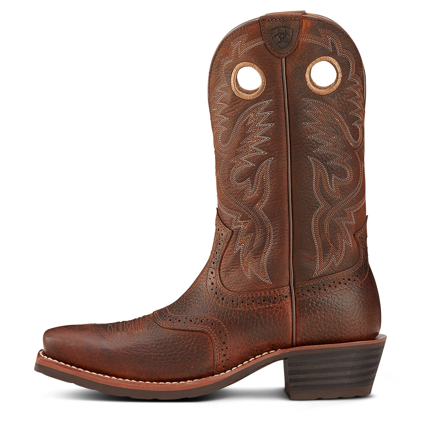 Ariat Men's Heritage Roughstock Western Boot Dark Brown
