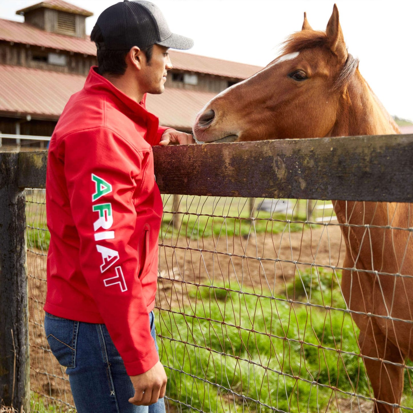 Ariat Men's Mexico Flag Team Softshell Jacket