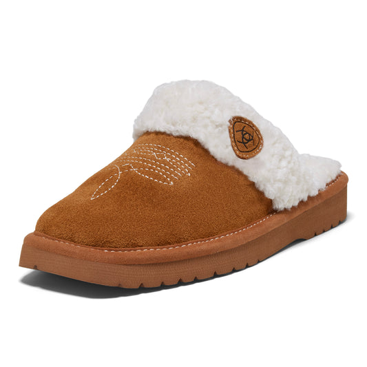 Women's Ariat Jackie Square Toe Slipper - Chestnut