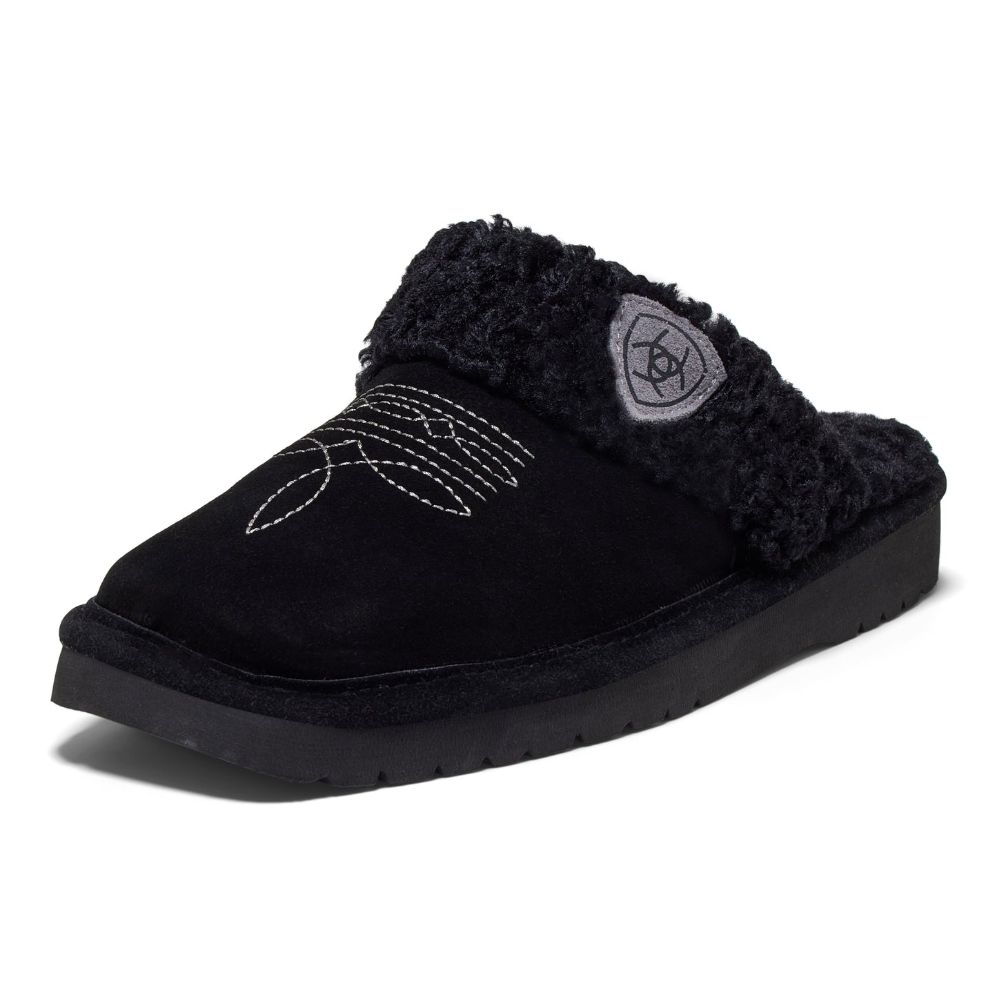 Women's Ariat Jackie Square Toe Slippers - Black