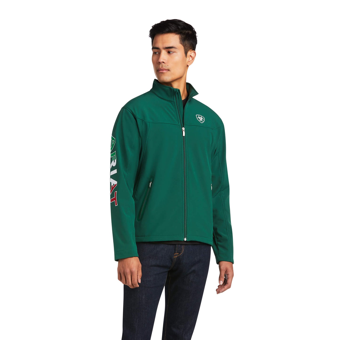 Ariat Men's Mexico Flag Team Softshell Jacket