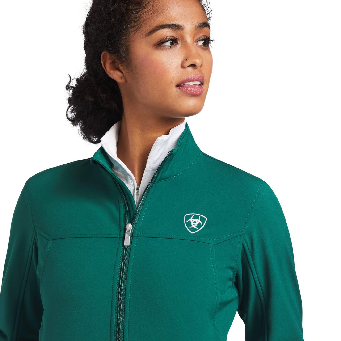 Ariat Women's Mexico Flag Team Softshell Jacket Green