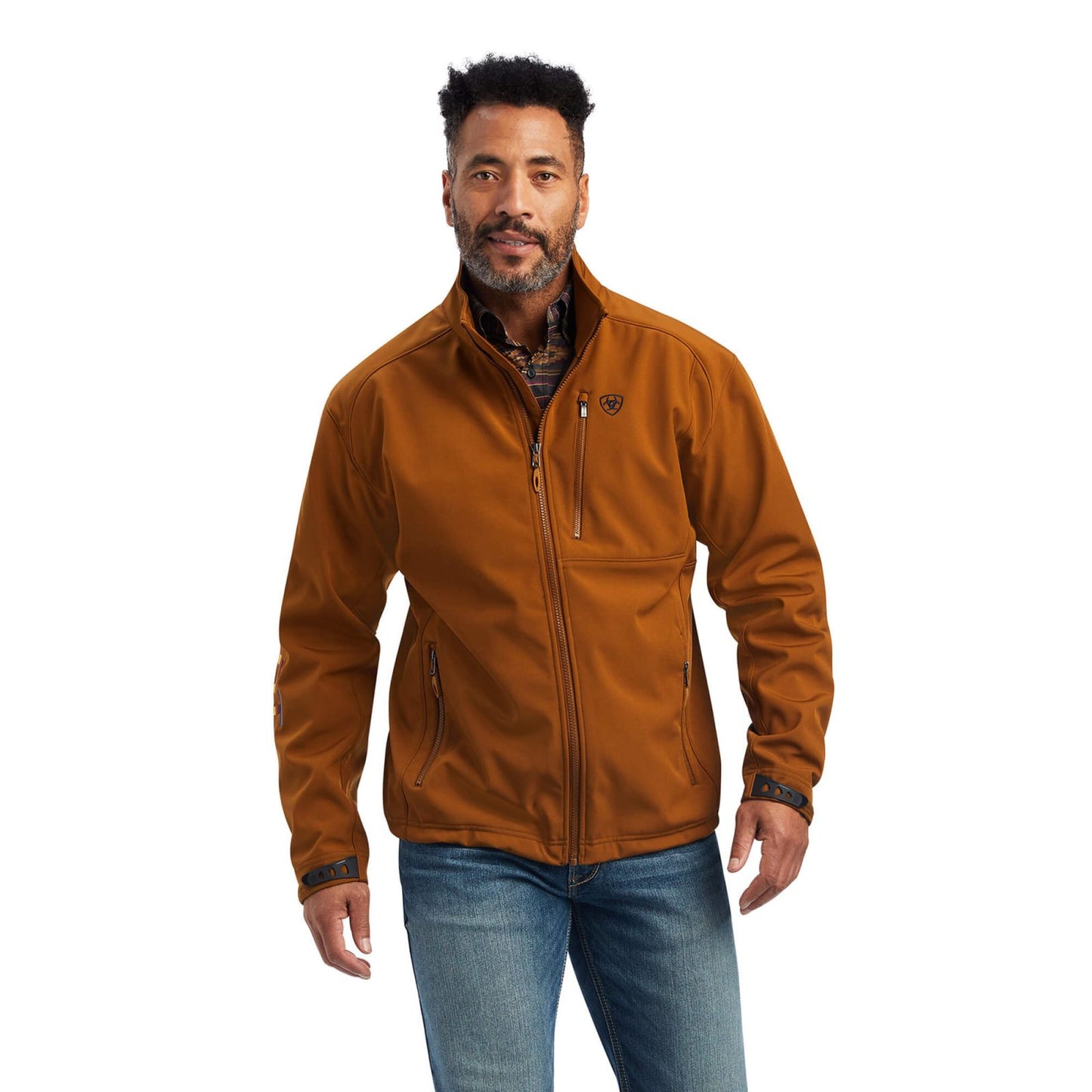 Chaqueta Softshell Ariat Logo 2.0 Castaño