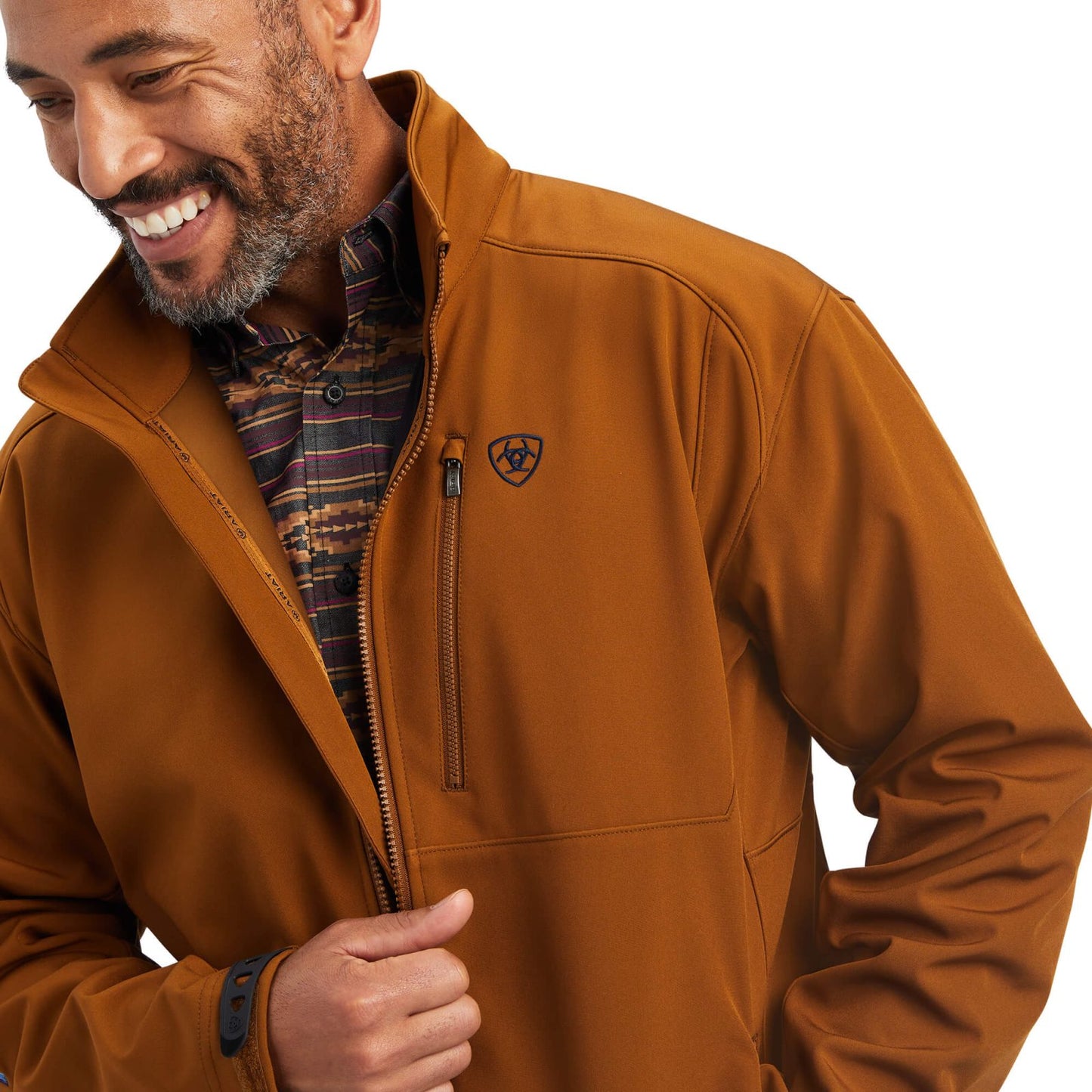 Chaqueta Softshell Ariat Logo 2.0 Castaño