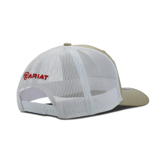 Gorra con logo y parche de bandera de EE. UU. de Ariat