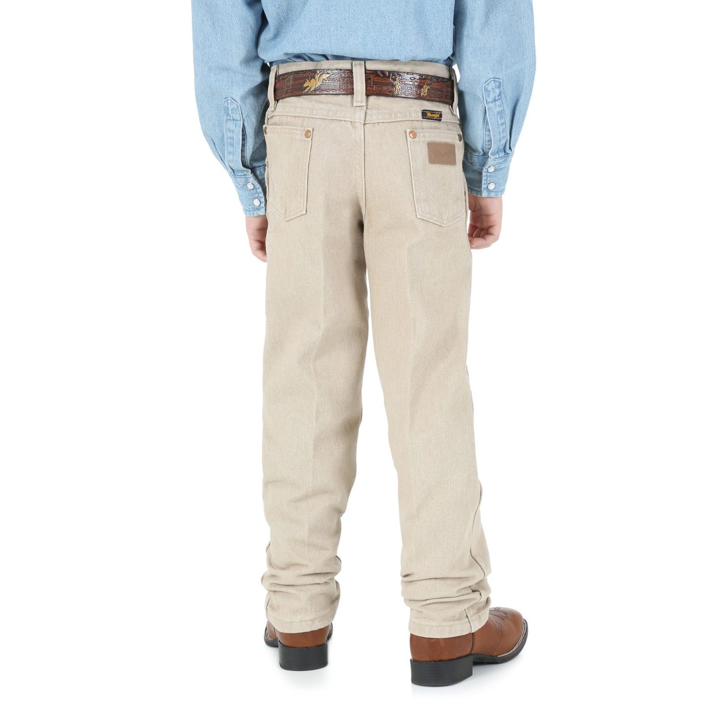 Boy’s Wrangler Cowboy Cut Tan Original Fit Jean (1T-20)