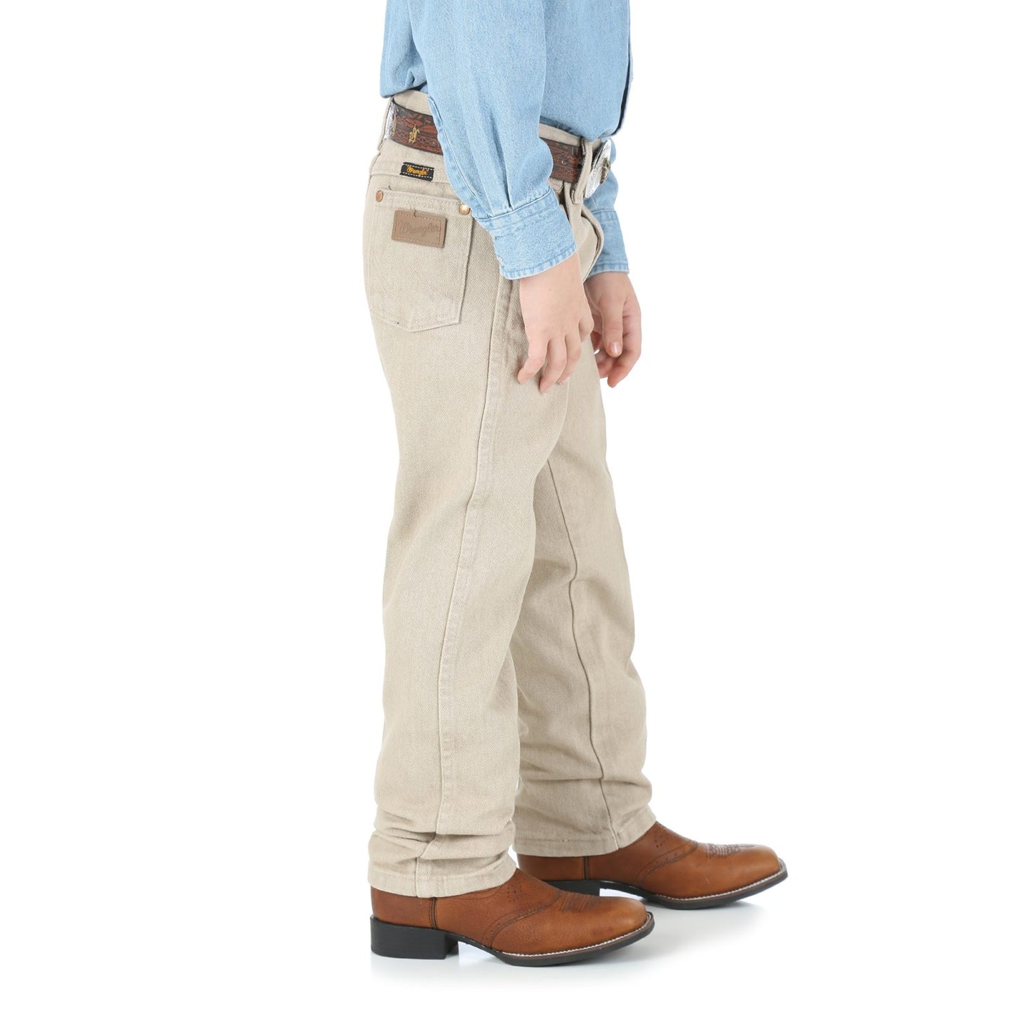 Boy’s Wrangler Cowboy Cut Tan Original Fit Jean (1T-20)
