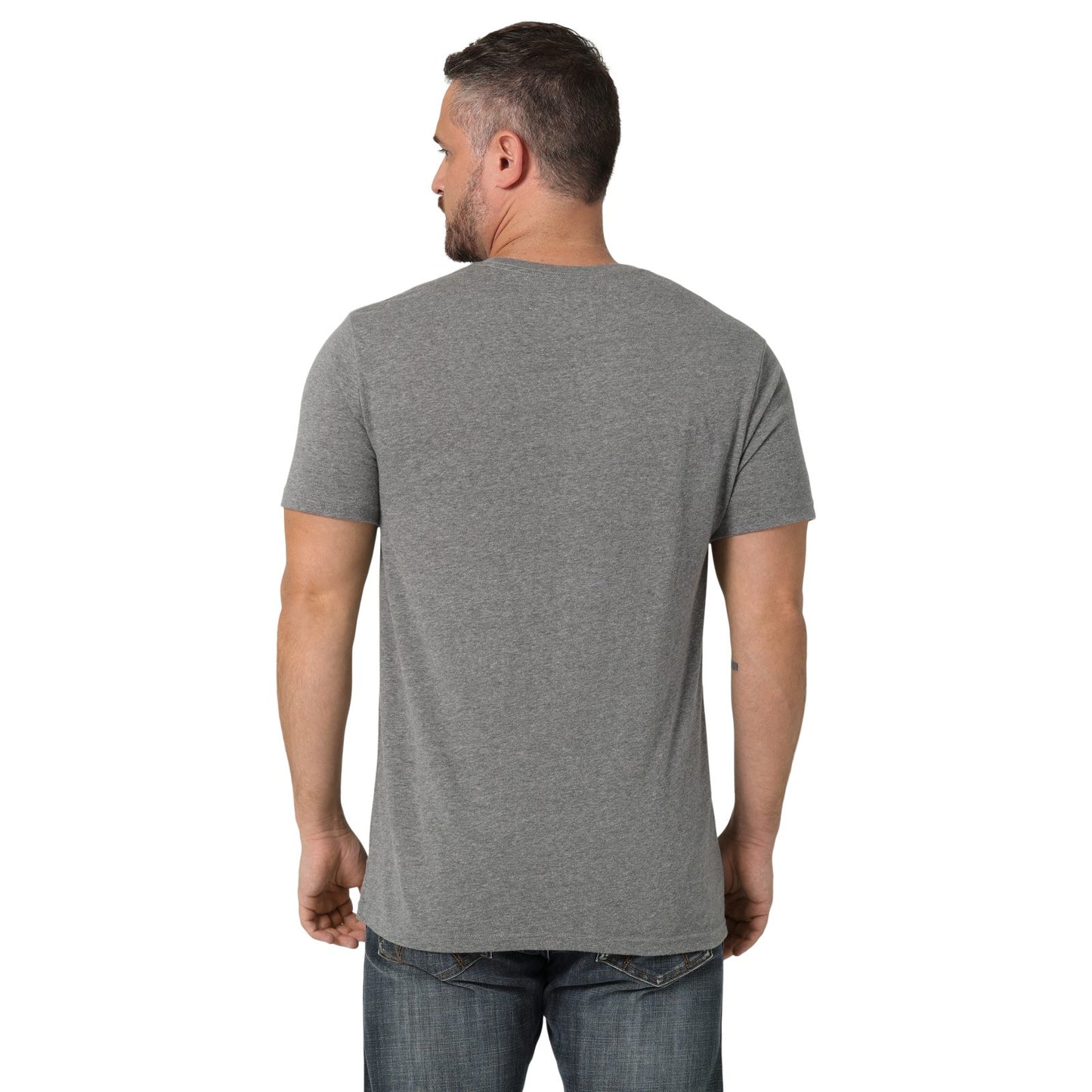 Wrangler Mexico Flag Logo Graphite Heather T-Shirt