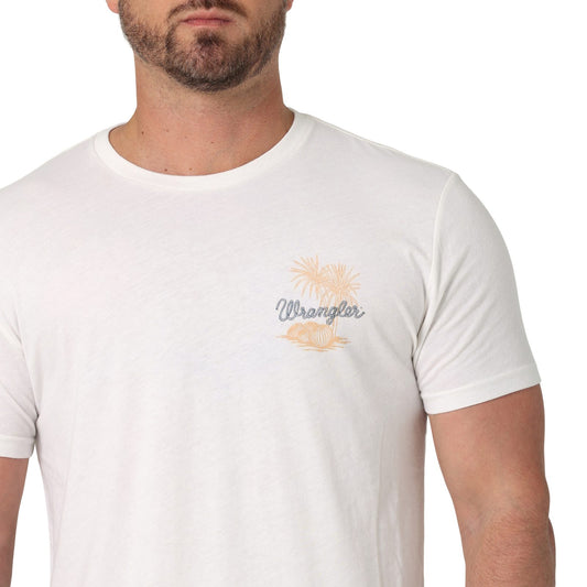 Wrangler Back Graphic Marshmallow Heather T-Shirt