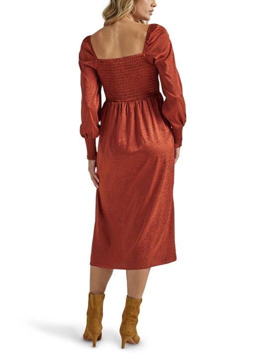 Wrangler Retro Shine Smoked Bodice Dress