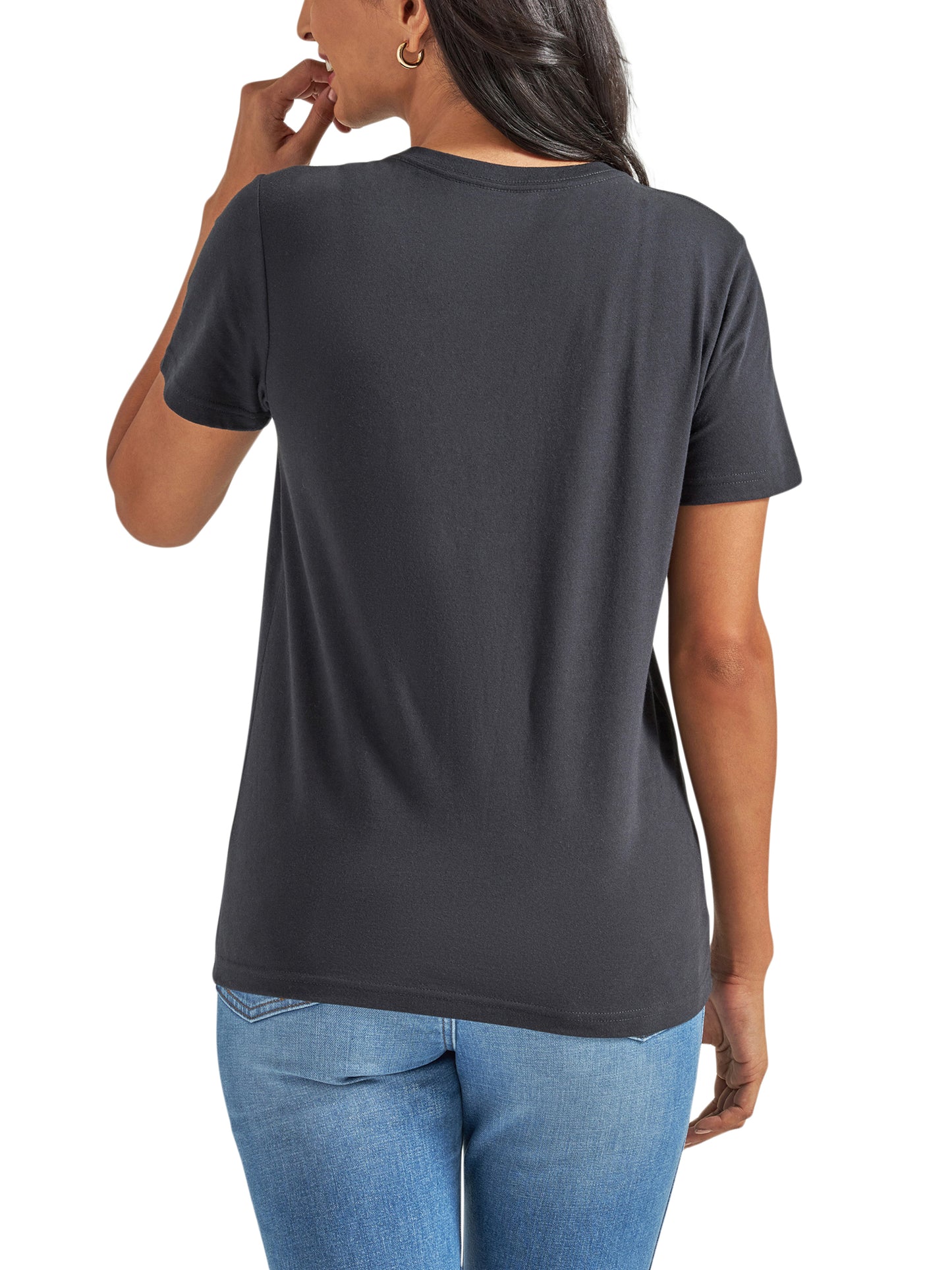 Wrangler Western Bucking Horse Black Graphic T-Shirt