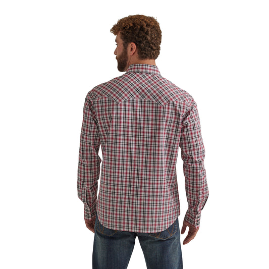 Wrangler Retro Long Sleeve Sawtooth Snap Pocket Western Shirt