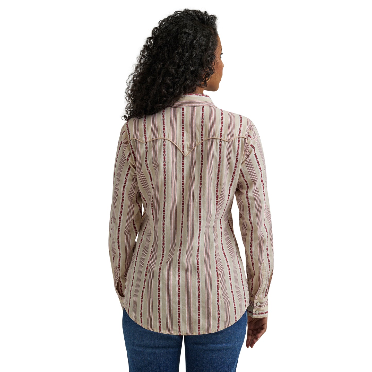 Wrangler Retro Stripe Western Snap Shirt