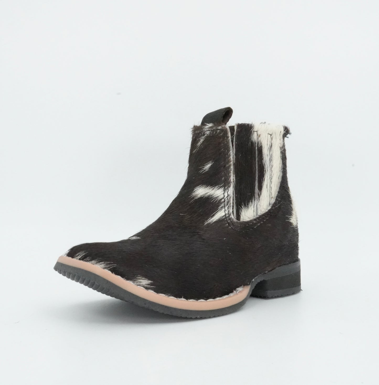 Padua Toddler Cow Hair Black/White Short Boot Size: 7C *AS SEEN ON IMAGE*