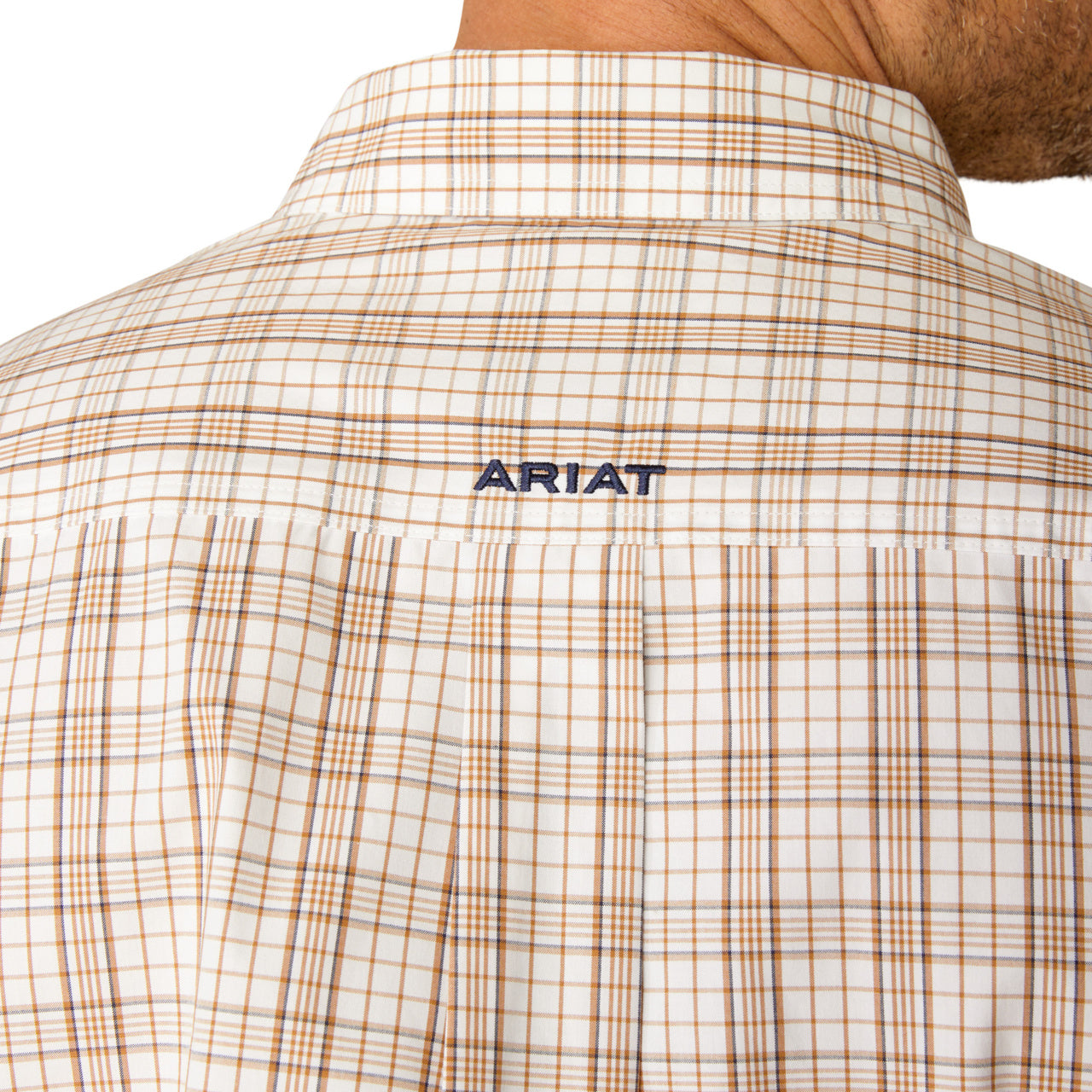 Ariat Men’s Pro Jase Long Sleeve Bottom Down Light Brown Shirt