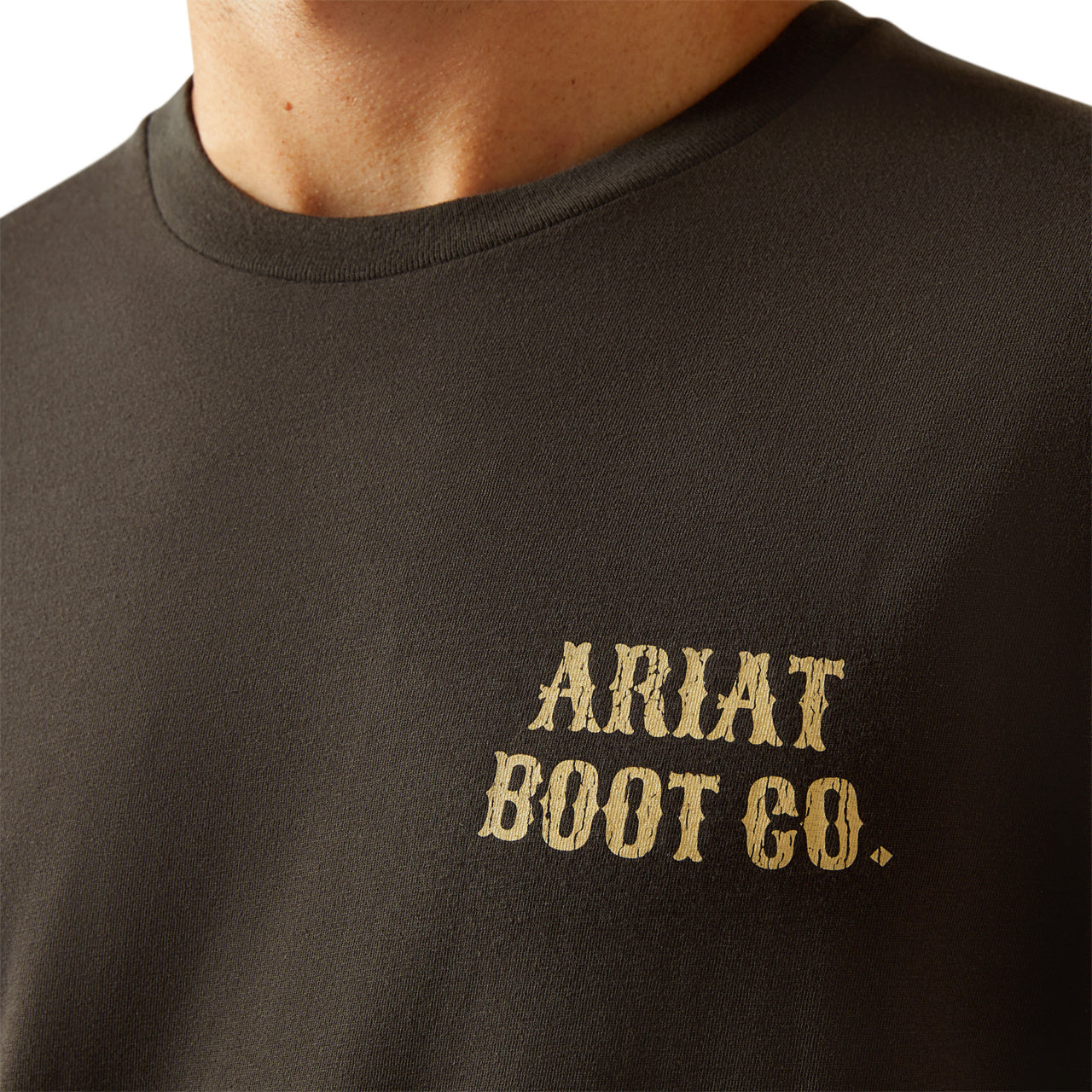 Ariat Men's Cowboy Cocky Short Sleeve Vintage Black T-Shirt