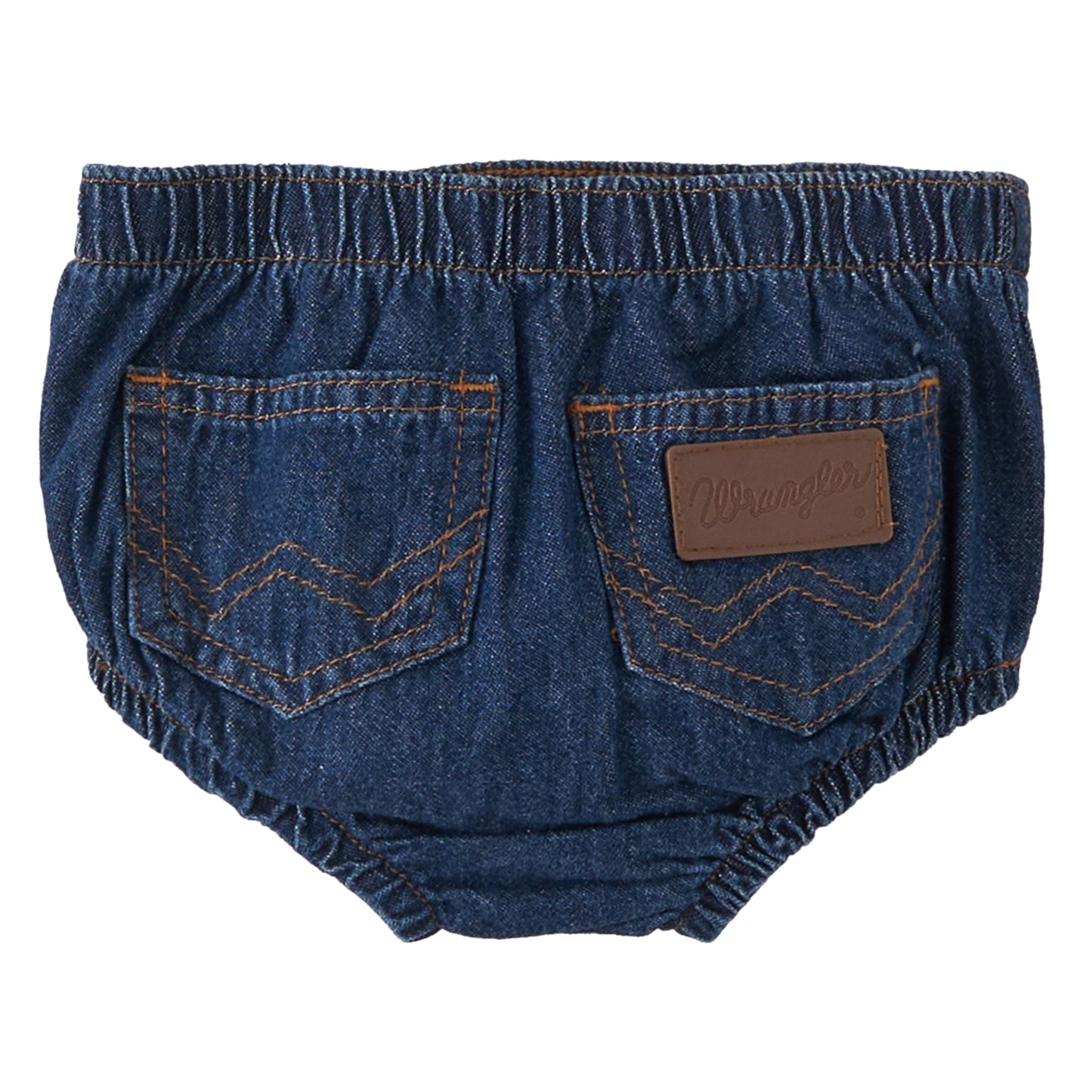 Wrangler Baby Unisex Dark Blue Denim Diaper Cover