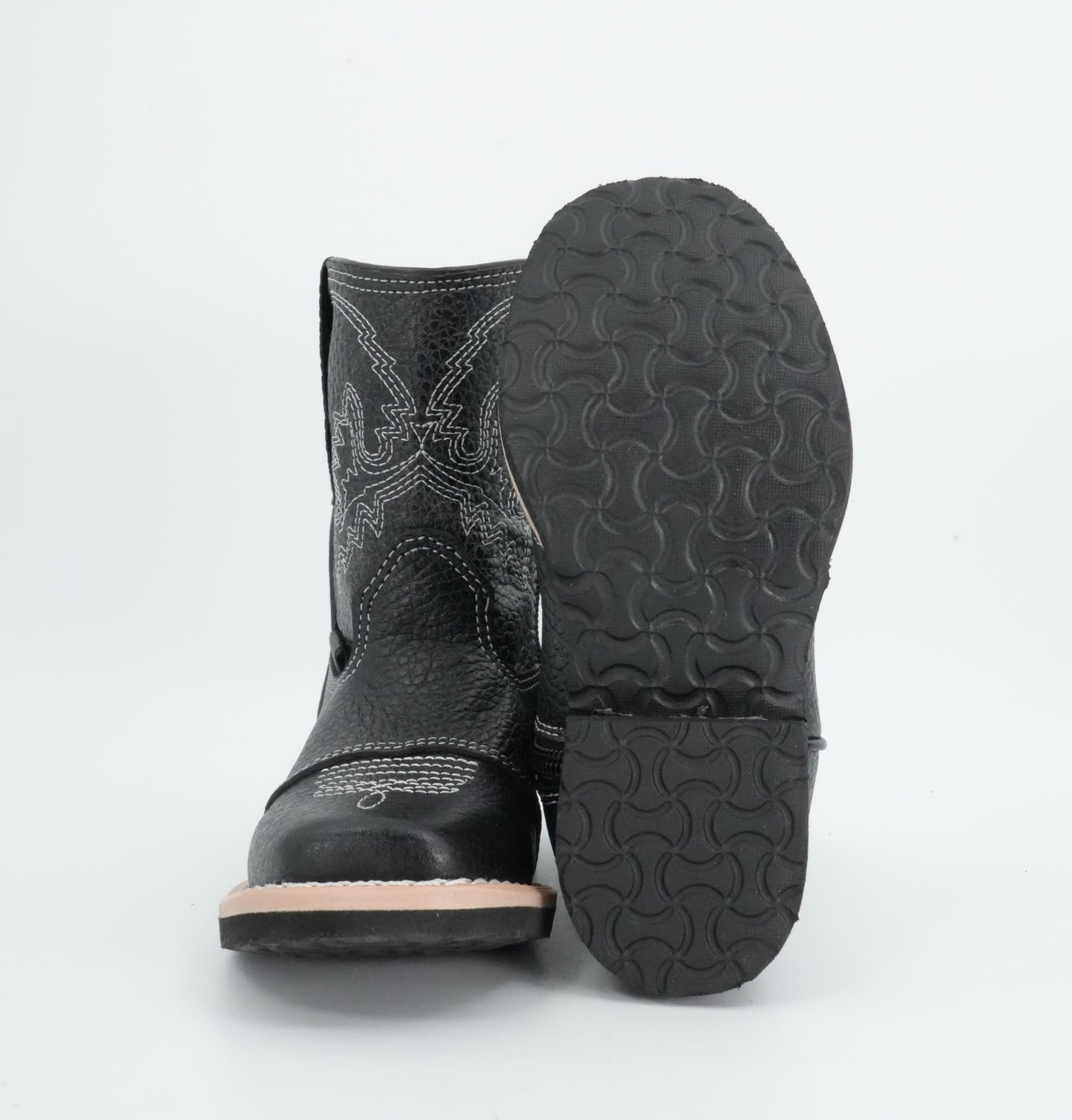 La Carreta Kid's Leather Black Boot