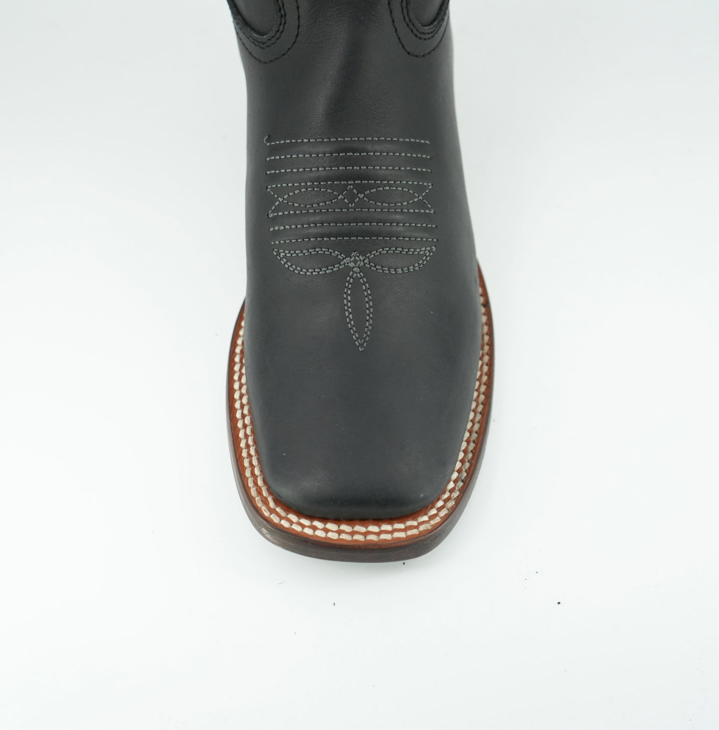 Vaquero Signature Women’s Black Grasso Wide Square Toe Boot