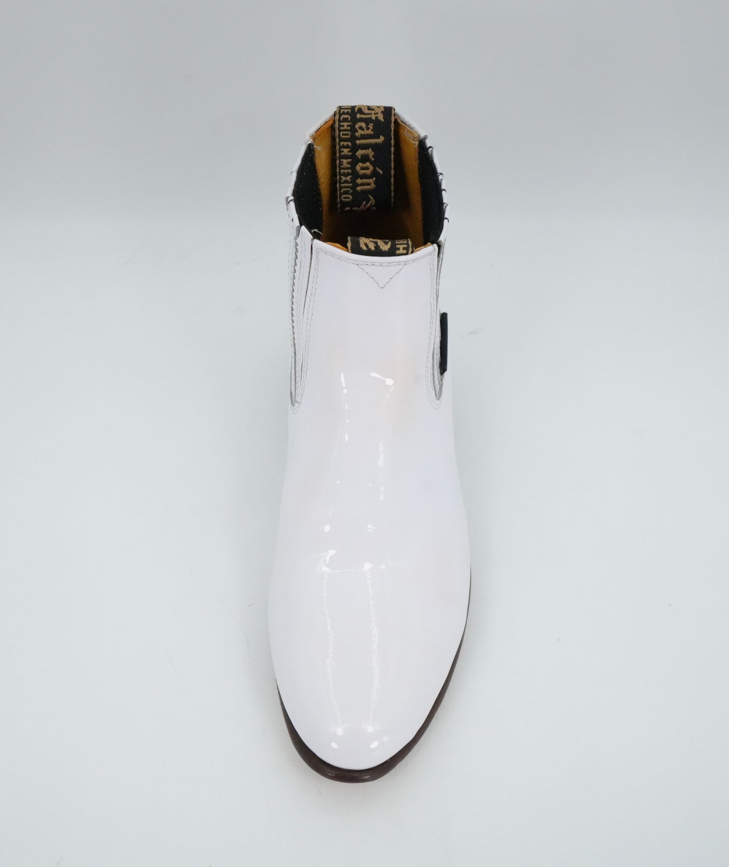 Falcon Kid's Charol White Charro Short Boot