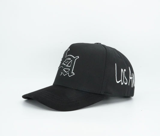 LA Office Hats LA Black and White Angels Cap