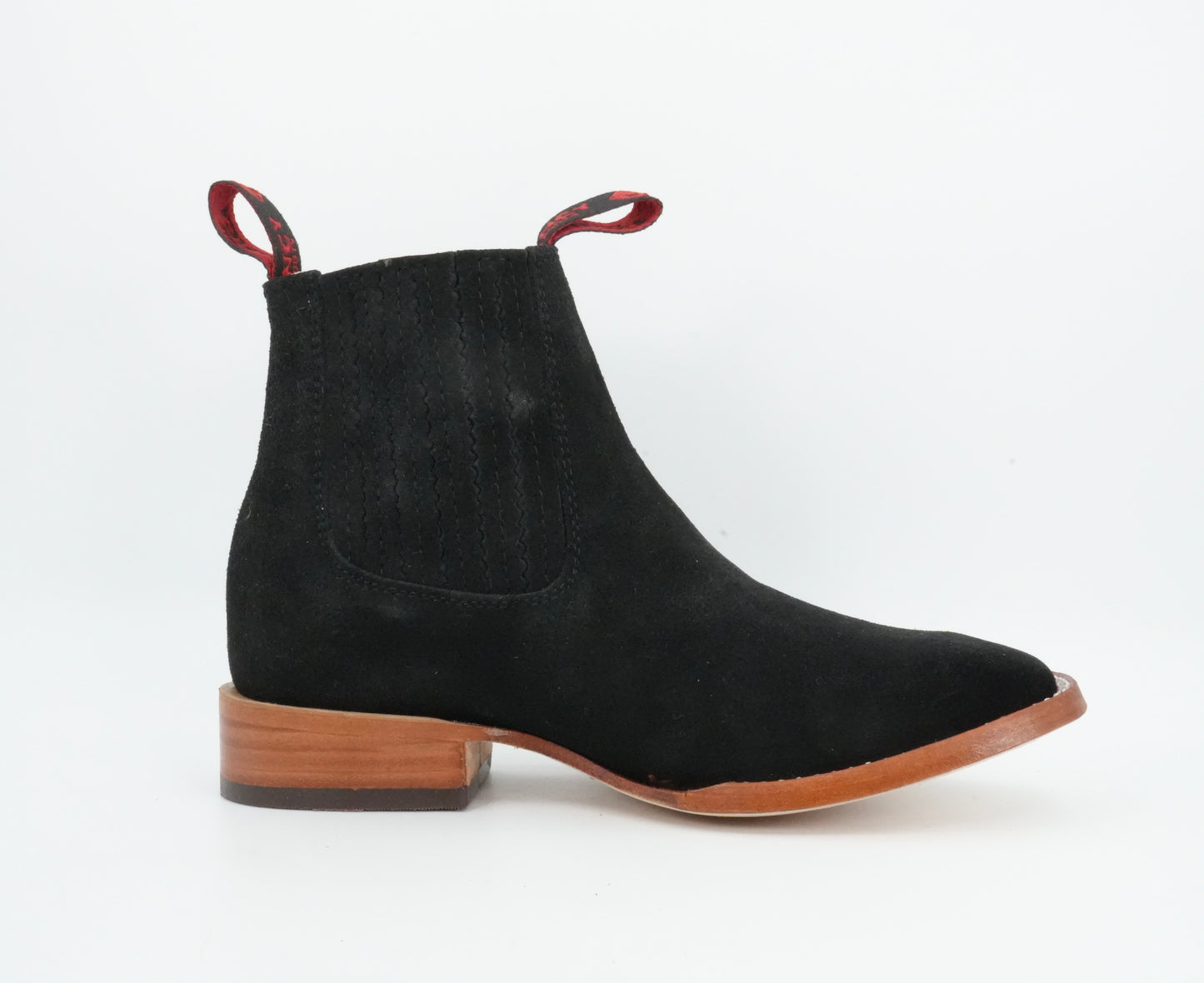 Quincy Kid's Suede Black Short Boot