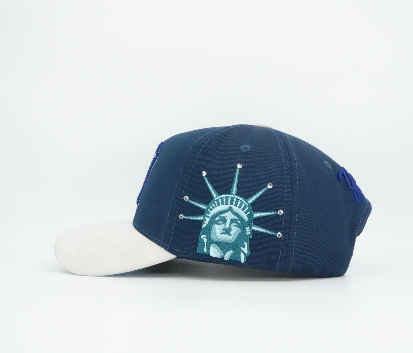 Kevin Hats NY Bling Dark Blue/Grey Cap