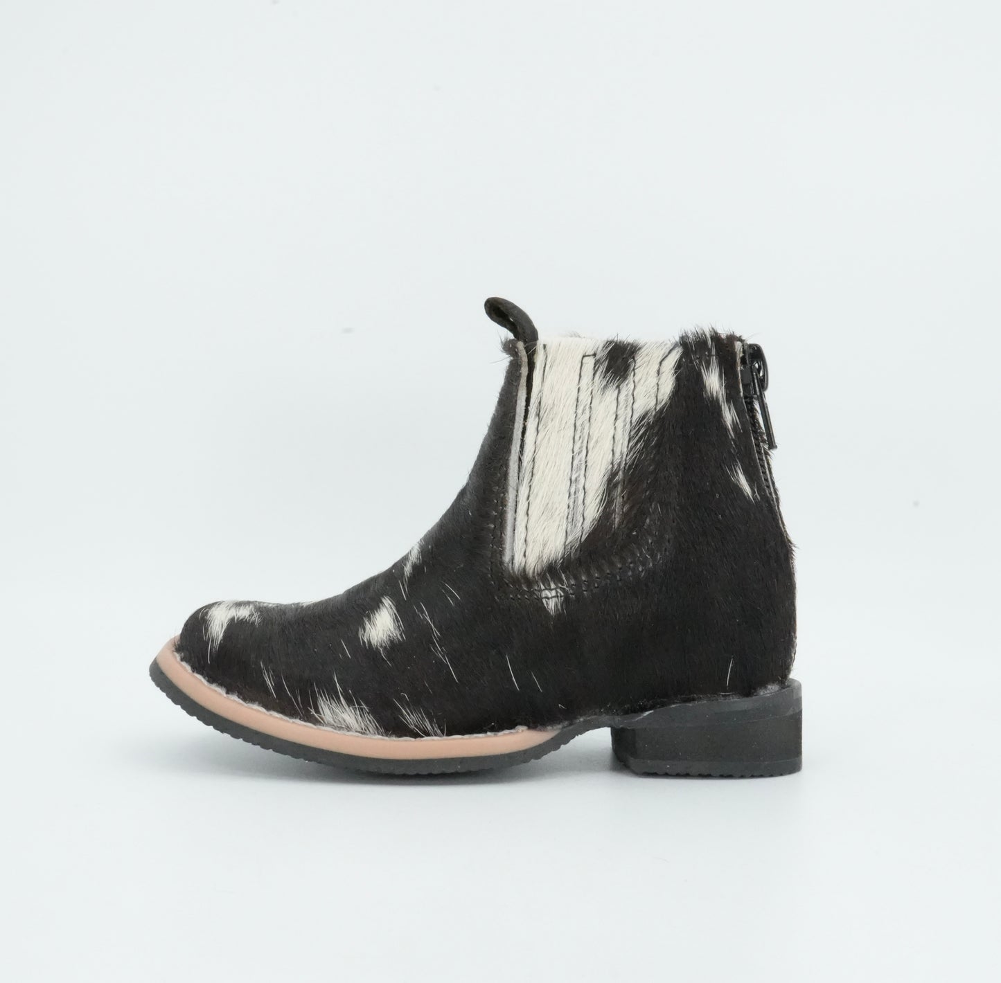 Padua Toddler Cow Hair Black/White Short Boot Size: 7C *AS SEEN ON IMAGE*