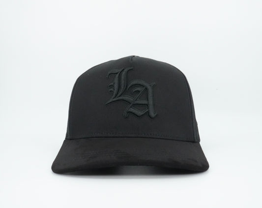 LA Office Hats Los Angeles Black Cap
