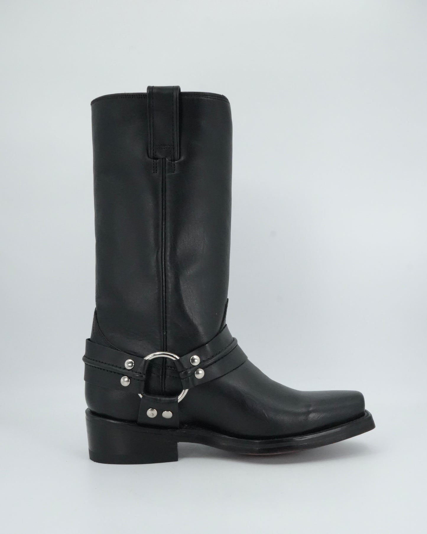 Rudel Men's Black Trompa De Puerco Semi Square Toe Boot