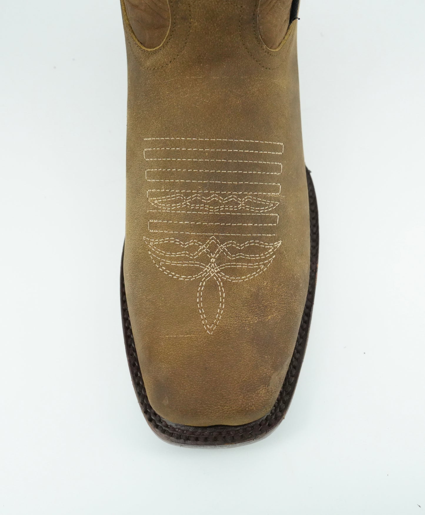 A&A Women's Honey Rustic Crazy Square Toe Boot