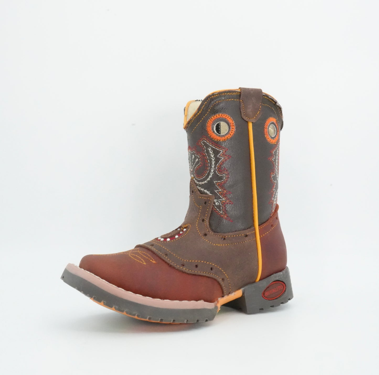 El General Boy's Crazy Horseshoe Brown/Shedron Boot
