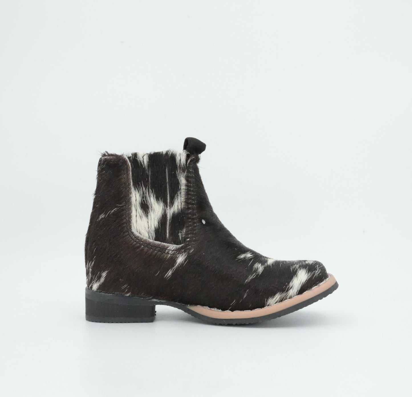 Padua Toddler Cow Hair Black/White Short Boot Size: 7C *AS SEEN ON IMAGE*